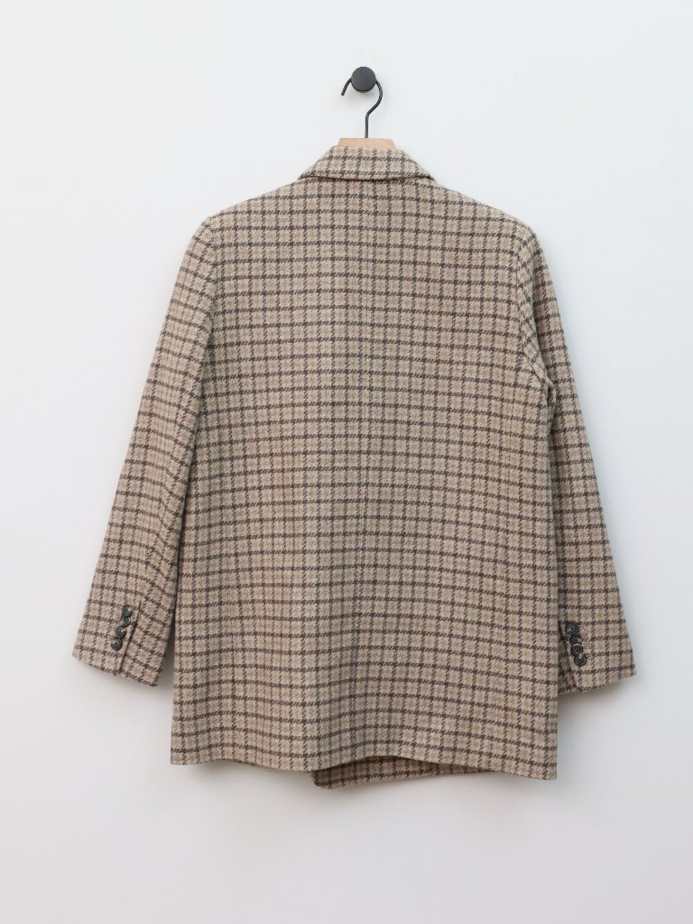 Everlane ReWool Double-Breasted Blazer Brown Size 2 - Picture 3 of 4